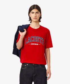 Lacoste Sweaters & Sweatshirts-Mens Cotton T-Shirt-TH6565-51-locoste