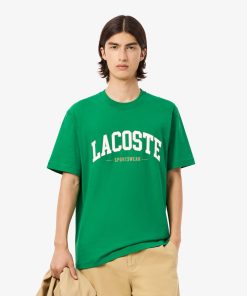 Lacoste Sweaters & Sweatshirts-Mens Cotton T-Shirt-TH6565-51-lacoste outlet