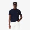 Lacoste Sweaters & Sweatshirts-Mens Lightweight Pima Cotton V-Neck T-Shirt-TH6711-51-lacost 4