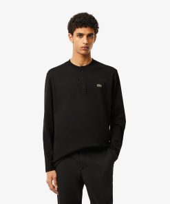 Lacoste T-Mens Long Sleeve Henley-TH6942-51-locoste