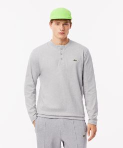 Lacoste T-Mens Long Sleeve Henley-TH6942-51-lacosta