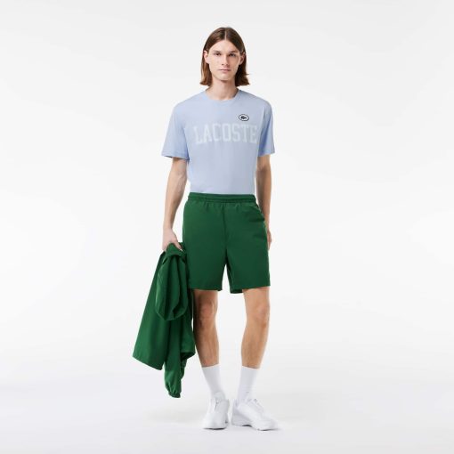 Lacoste T-Mens Contrast Badge Cotton T-Shirt-TH7411-51-lacoste store - Image 2