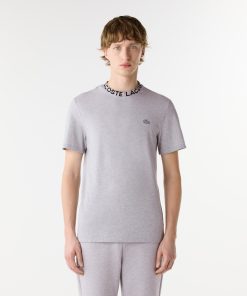 Lacoste T-Mens Lightweight Piqué Neck T-Shirt-TH7488-51-lacoste outlet