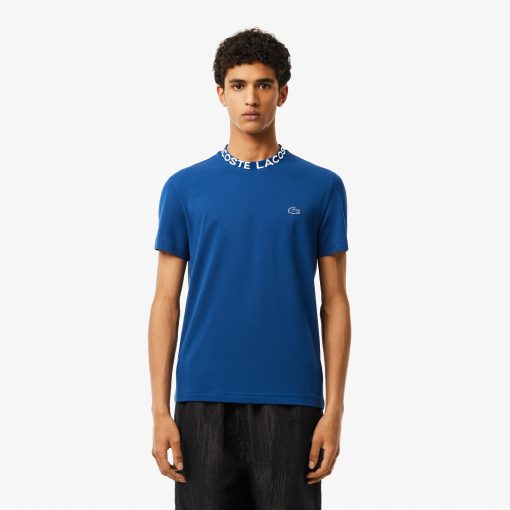 Lacoste T-Mens Lightweight Piqué Neck T-Shirt-TH7488-51-lacoste cardigan