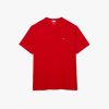 Lacoste T-Mens Big Fit V-Neck Pima T-Shirt-TH7508-51-lacosta