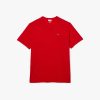 Lacoste T-Mens Tall Fit Colorblock Jersey T-Shirt-TH6713-51-lacoste usa 3