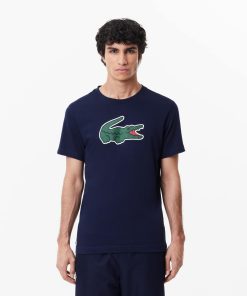 Lacoste T-Mens Ultra Dry XXL Logo Sport T-Shirt-TH7513-51-lacoste store