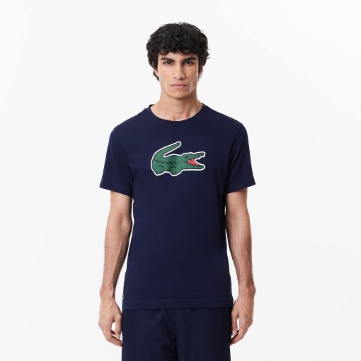 Lacoste T-Mens Ultra Dry XXL Logo Sport T-Shirt-TH7513-51-lacoste outlet