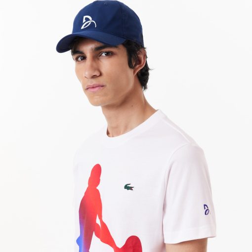 Lacoste T-Mens Lacoste Tennis x Novak Djokovic T-Shirt & Cap Set-TH7516-51-lacoste us - Image 2