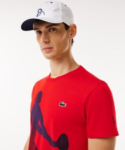 Lacoste T-Mens Lacoste Tennis x Novak Djokovic T-Shirt & Cap Set-TH7516-51-lacoste us 2