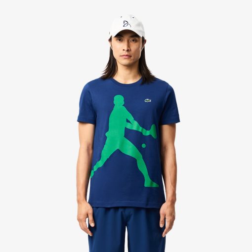 Lacoste T-Mens Lacoste Tennis x Novak Djokovic T-Shirt & Cap Set-TH7516-51-lacoste near me