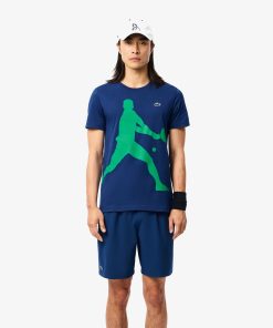 Lacoste T-Mens Lacoste Tennis x Novak Djokovic T-Shirt & Cap Set-TH7516-51-lacoste near me 2