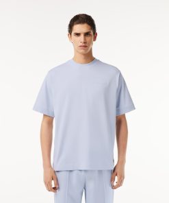 Lacoste T-Mens Loose Fit Heavy Cotton T-Shirt-TH7537-51-lacoste outlet