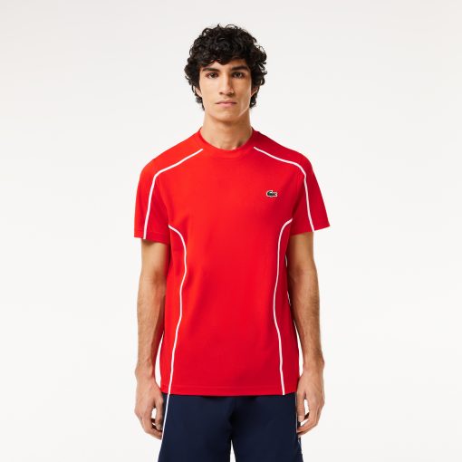 Lacoste T-Mens Ultra Dry Piqué Tennis T-Shirt-TH7545-51-la coste