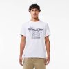 Lacoste T-Mens Lightweight Piqué Neck T-Shirt-TH7488-51-lacoste usa 4