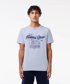 Lacoste T-Mens Miami Open Edition Ultra-Dry Tennis T-Shirt-TH7753-51-lacoste sale