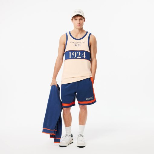 Lacoste T-Mens 1924 Paris Heritage Sport Tank-TH7924-51-lacoste outlet - Image 2