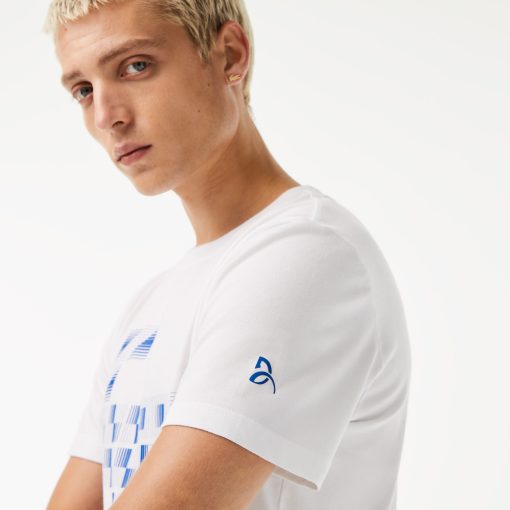 Lacoste T-Mens SPORT x Novak Djokovic Printed T-Shirt-TH9320-51-lacosta - Image 2