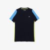 Lacoste T-Mens Made in France Embroidered T-Shirt-TH3836-51-lacoste usa 3