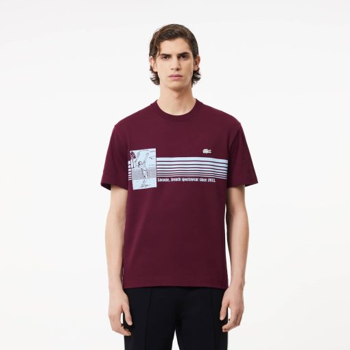 Lacoste T-Mens Made In France Heavy Cotton T-Shirt-TH9426-51-lacoste sale