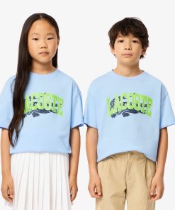 Lacoste T-Kids Crocodile Print Cotton T-Shirt-TJ2444-51-lacoste us