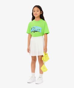 Lacoste T-Kids Crocodile Print Cotton T-Shirt-TJ2444-51-lacoste france 2