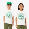 Lacoste Dresses & Skirts-Kids Cotton Printed Sweatshirt Dress-EJ1157-51-lacoste store 4