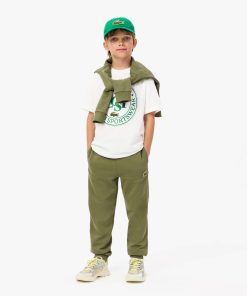 Lacoste T-Kids Contrast Badge Cotton T-Shirt-TJ2463-51-lacoste sale 2