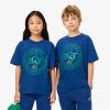 Lacoste T-Kids Contrast Badge Cotton T-Shirt-TJ2463-51-lacoste us 3