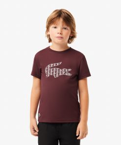 Lacoste T-Kids Ultra Dry Piqué Tennis T-Shirt-TJ2497-51-lacoste factory outlet