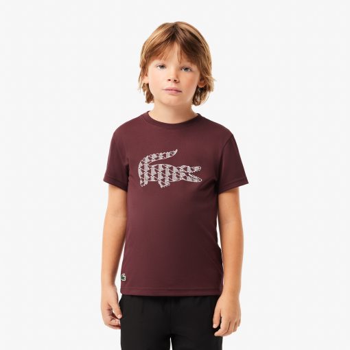 Lacoste T-Kids Ultra Dry Piqué Tennis T-Shirt-TJ2497-51-lacoste factory outlet