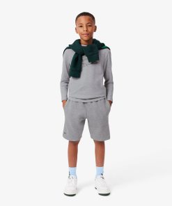 Lacoste T-Kids Heavy Cotton Crocodile Graphic T-Shirt-TJ2539-51-lacoste france 2