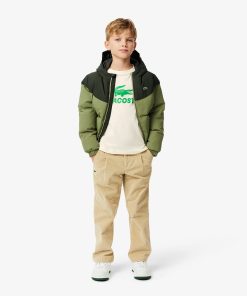 Lacoste T-Kids Crocodile Print Cotton T-Shirt-TJ2567-51-lacoste store 2