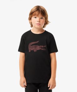 Lacoste T-Kids Oversized Technical Cotton Tennis T-Shirt-TJ2910-51-lacoste near me