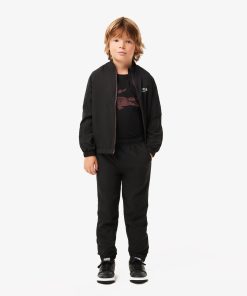 Lacoste T-Kids Oversized Technical Cotton Tennis T-Shirt-TJ2910-51-lacoste near me 2