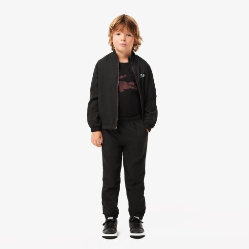 Lacoste T-Kids Oversized Technical Cotton Tennis T-Shirt-TJ2910-51-lacoste near me - Image 2