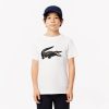 Lacoste T-Kids Oversized Technical Cotton Tennis T-Shirt-TJ2910-51-la coste 4