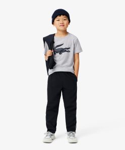 Lacoste T-Kids Oversized Technical Cotton Tennis T-Shirt-TJ2910-51-lacoste cardigan 2