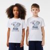 Lacoste Dresses & Skirts-Kids Graphic Print Cotton Dress-EJ1144-51-lacoste factory outlet 4