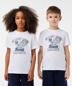 Lacoste T-Kids Miami Open Edition Ultra-Dry Tennis T-Shirt-TJ7762-51-lacoste factory outlet