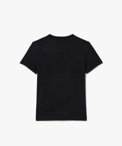 Lacoste T-Kids V-Neck Cotton T-Shirt-TJ8069-51-lacoste factory outlet 2