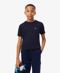 Lacoste T-Kids Ultra Dry Technical Cotton Sport T-Shirt-TJ8811-51-lacoste sale