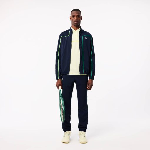 Lacoste Men-Mens Colorblock Tennis Sweatsuit-WH7573-51-lacoste store - Image 2