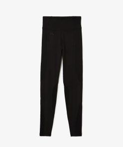 Lacoste Pants & Leggings-Womens SPORT Colorblock Knit Effect Leggings-XF0752-51-lacoste store near me