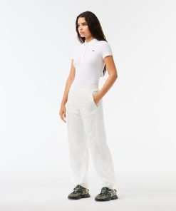 Lacoste Pants & Leggings-Womens Wide Leg Sweatpants-XF0753-51-lacoste outlet