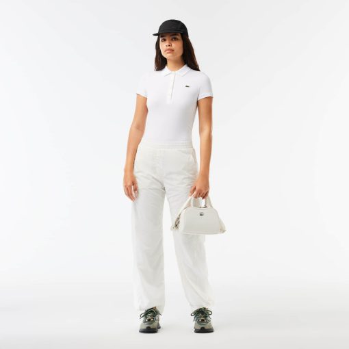 Lacoste Pants & Leggings-Womens Wide Leg Sweatpants-XF0753-51-lacoste outlet - Image 2