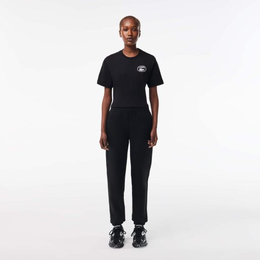 Lacoste Pants & Leggings-Womens Straight Leg Embroidered Sweatpants-XF0853-51-lacoste near me