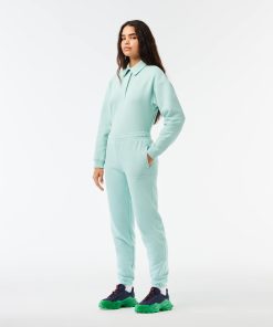 Lacoste Pants & Leggings-Womens Straight Leg Embroidered Sweatpants-XF0853-51-lacoste france