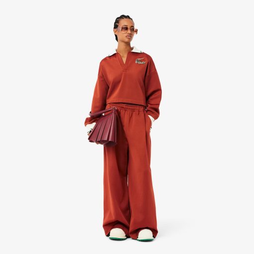 Lacoste Pants & Leggings-Womens Runway Oversized Pants-XF1793-51-lacoste france - Image 2