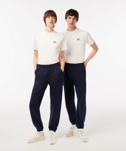 Lacoste Pants & Leggings-Unisex Lacoste x Sporty & Rich Loose Cut Sweatpants-XF3382-51-lacoste cardigan